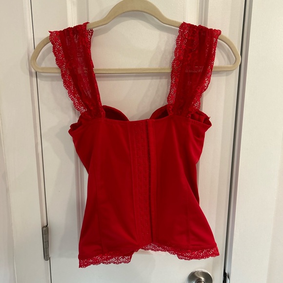 Spirit Halloween Red Lace Corset - Picture 3 of 5